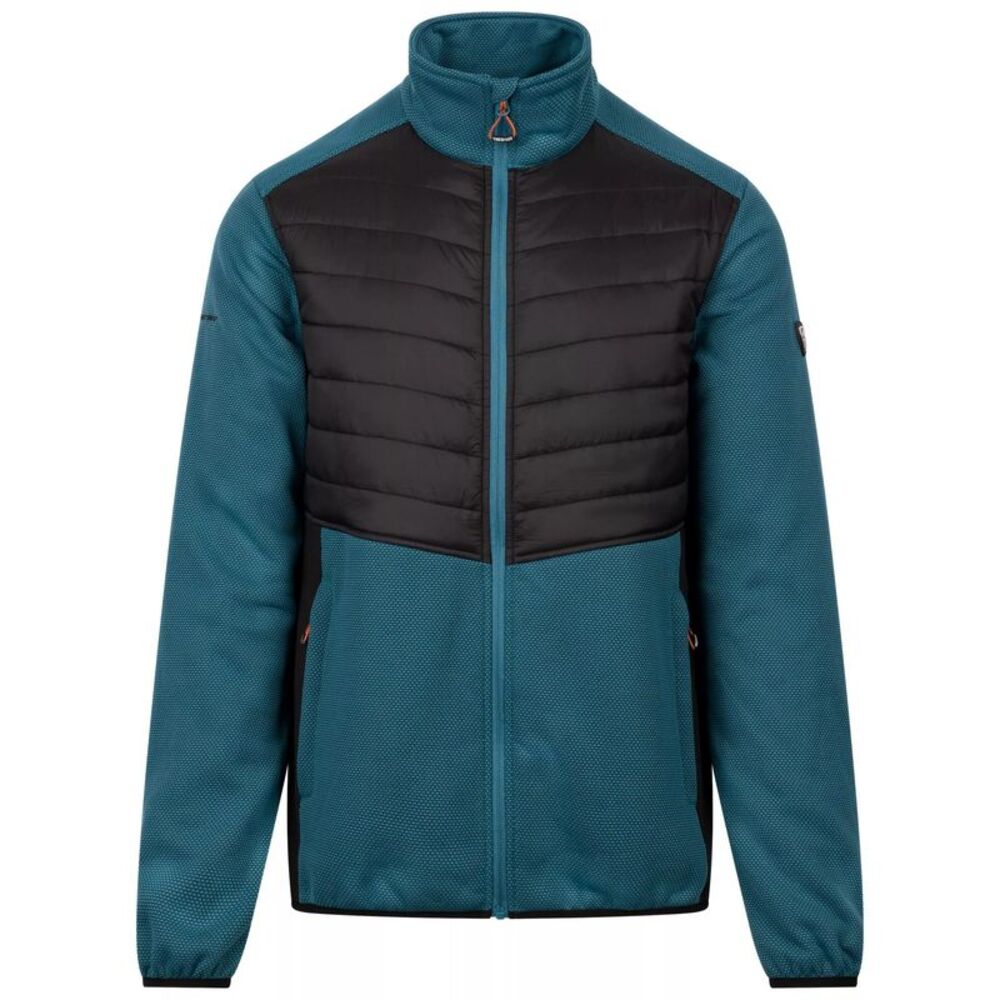 Trespass Mens Hanlonton Fleece AT200 Hybrid Jacket / Bondi Blue